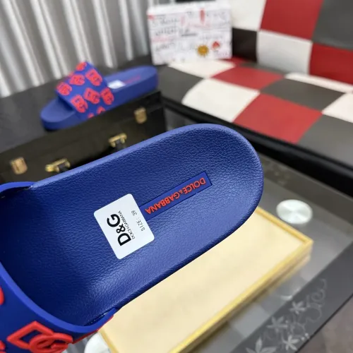 Replica Dolce & Gabbana D&G Slippers For Men #1455741 $45.00 USD for Wholesale
