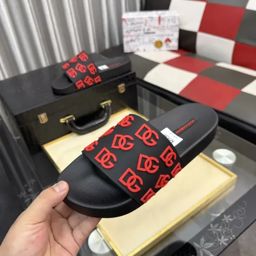 Replica Dolce & Gabbana D&G Slippers For Men #1455743 $45.00 USD for Wholesale
