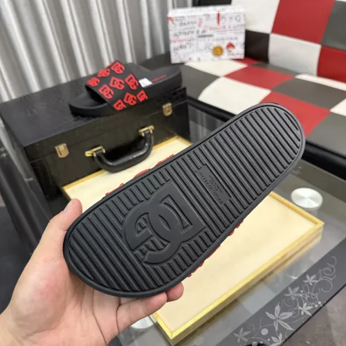 Replica Dolce & Gabbana D&G Slippers For Men #1455743 $45.00 USD for Wholesale