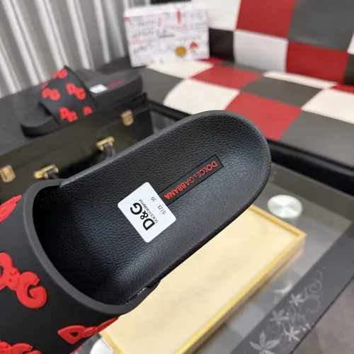 Replica Dolce & Gabbana D&G Slippers For Men #1455749 $45.00 USD for Wholesale