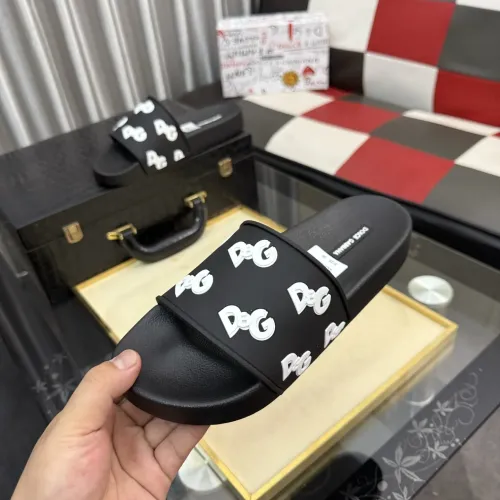 Replica Dolce & Gabbana D&G Slippers For Men #1455750 $45.00 USD for Wholesale