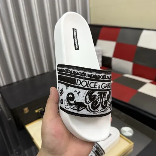 Replica Dolce & Gabbana D&G Slippers For Men #1455751 $45.00 USD for Wholesale