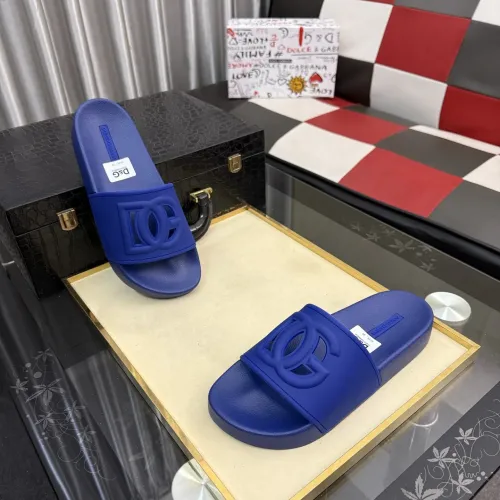 Replica Dolce & Gabbana D&G Slippers For Men #1455755 $45.00 USD for Wholesale