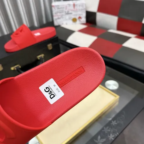 Replica Dolce & Gabbana D&G Slippers For Men #1455757 $45.00 USD for Wholesale
