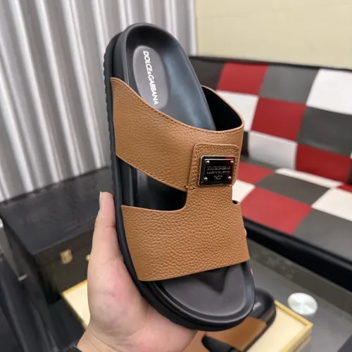 Replica Dolce & Gabbana D&G Slippers For Men #1455762 $64.00 USD for Wholesale