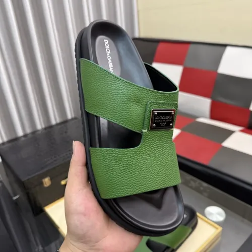 Replica Dolce & Gabbana D&G Slippers For Men #1455763 $64.00 USD for Wholesale