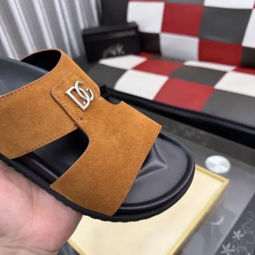 Replica Dolce & Gabbana D&G Slippers For Men #1455767 $64.00 USD for Wholesale