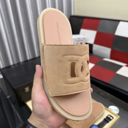 Replica Dolce & Gabbana D&G Slippers For Men #1455771 $52.00 USD for Wholesale