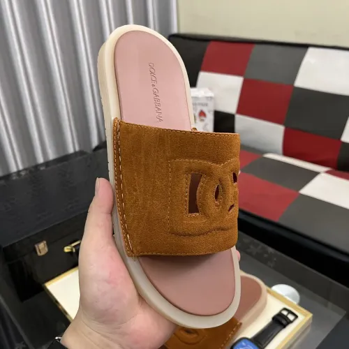 Replica Dolce & Gabbana D&G Slippers For Men #1455772 $52.00 USD for Wholesale