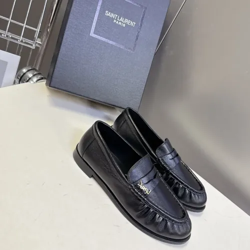 Yves Saint Laurent YSL Leather Shoes For Women #1456117
