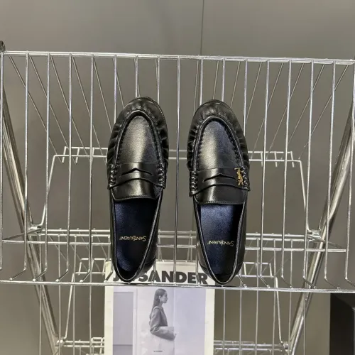 Replica Yves Saint Laurent YSL Leather Shoes For Women #1456117 $118.00 USD for Wholesale