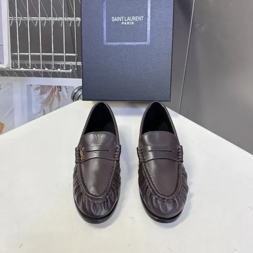 Replica Yves Saint Laurent YSL Leather Shoes For Men #1456120 $125.00 USD for Wholesale