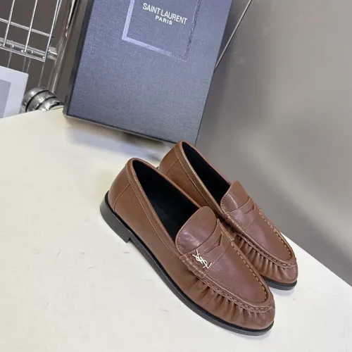Yves Saint Laurent YSL Leather Shoes For Women #1456121
