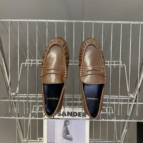 Replica Yves Saint Laurent YSL Leather Shoes For Men #1456122 $125.00 USD for Wholesale