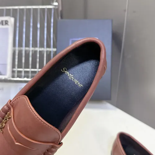 Replica Yves Saint Laurent YSL Leather Shoes For Men #1456122 $125.00 USD for Wholesale