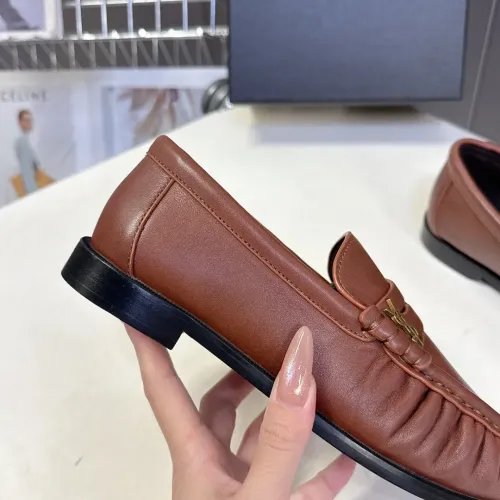 Replica Yves Saint Laurent YSL Leather Shoes For Women #1456123 $118.00 USD for Wholesale