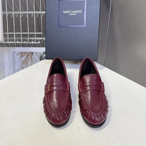 Replica Yves Saint Laurent YSL Leather Shoes For Women #1456125 $118.00 USD for Wholesale