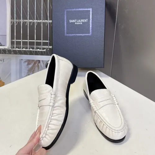 Replica Yves Saint Laurent YSL Leather Shoes For Women #1456129 $118.00 USD for Wholesale