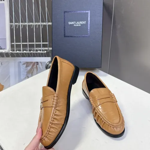 Replica Yves Saint Laurent YSL Leather Shoes For Women #1456131 $118.00 USD for Wholesale