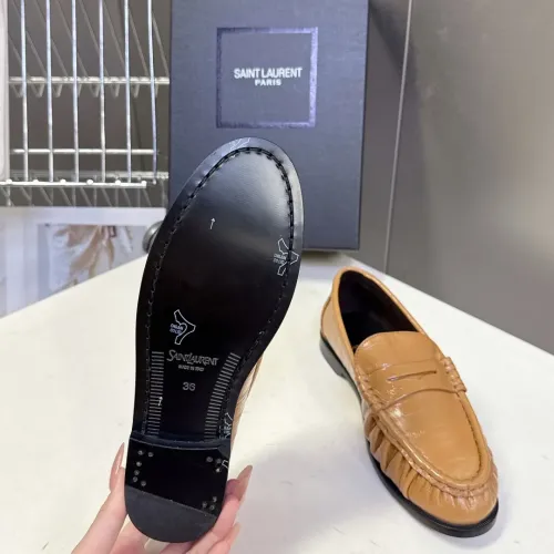 Replica Yves Saint Laurent YSL Leather Shoes For Men #1456132 $125.00 USD for Wholesale