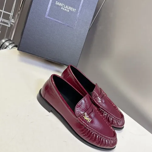 Yves Saint Laurent YSL Leather Shoes For Women #1456133