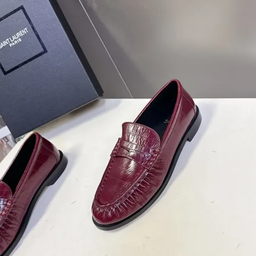 Replica Yves Saint Laurent YSL Leather Shoes For Women #1456133 $118.00 USD for Wholesale