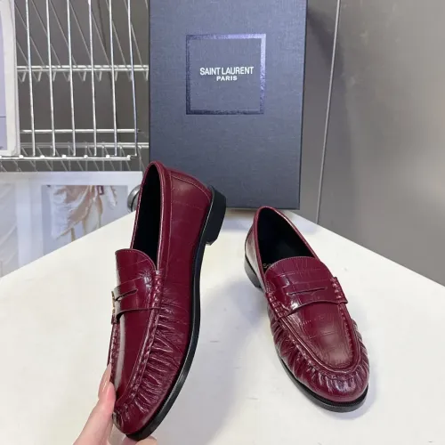 Replica Yves Saint Laurent YSL Leather Shoes For Men #1456134 $125.00 USD for Wholesale