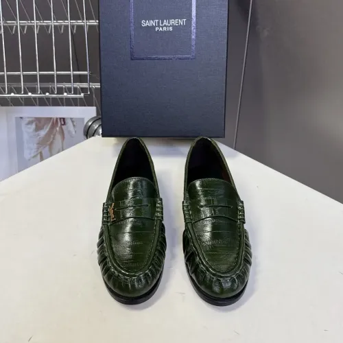 Replica Yves Saint Laurent YSL Leather Shoes For Men #1456136 $125.00 USD for Wholesale