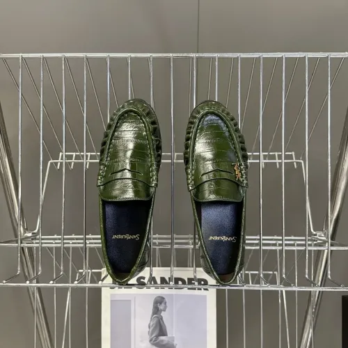 Replica Yves Saint Laurent YSL Leather Shoes For Men #1456136 $125.00 USD for Wholesale