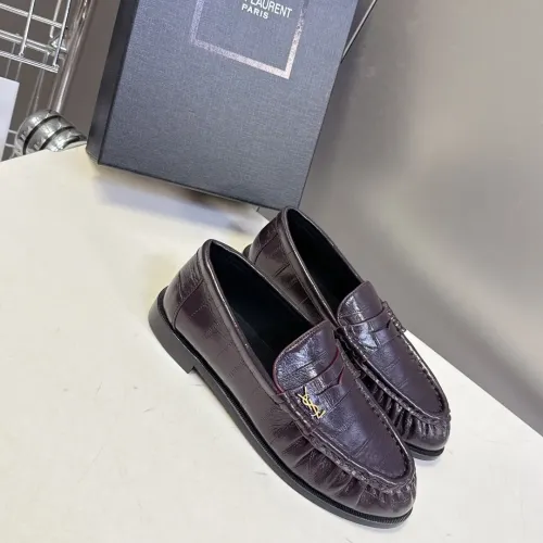 Yves Saint Laurent YSL Leather Shoes For Women #1456137
