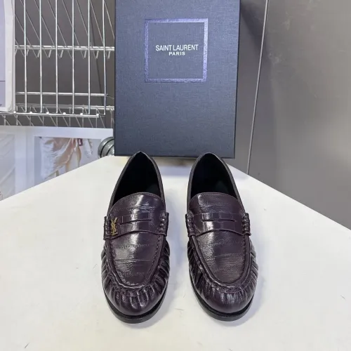 Replica Yves Saint Laurent YSL Leather Shoes For Women #1456137 $118.00 USD for Wholesale