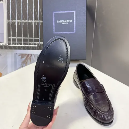 Replica Yves Saint Laurent YSL Leather Shoes For Women #1456137 $118.00 USD for Wholesale