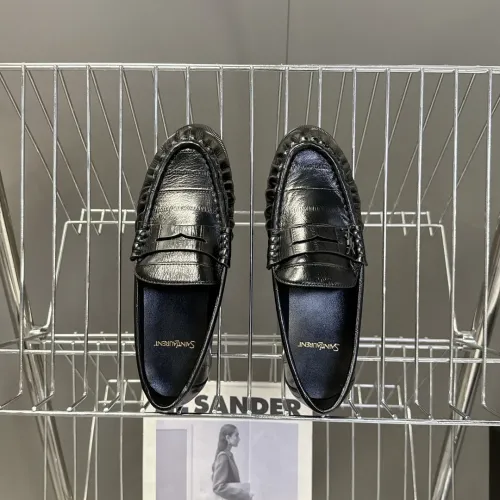 Replica Yves Saint Laurent YSL Leather Shoes For Women #1456139 $118.00 USD for Wholesale