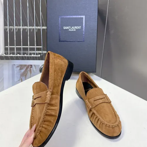 Replica Yves Saint Laurent YSL Leather Shoes For Women #1456141 $118.00 USD for Wholesale