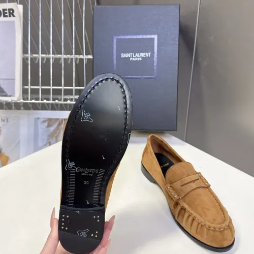 Replica Yves Saint Laurent YSL Leather Shoes For Men #1456142 $125.00 USD for Wholesale