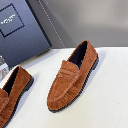 Replica Yves Saint Laurent YSL Leather Shoes For Women #1456143 $118.00 USD for Wholesale