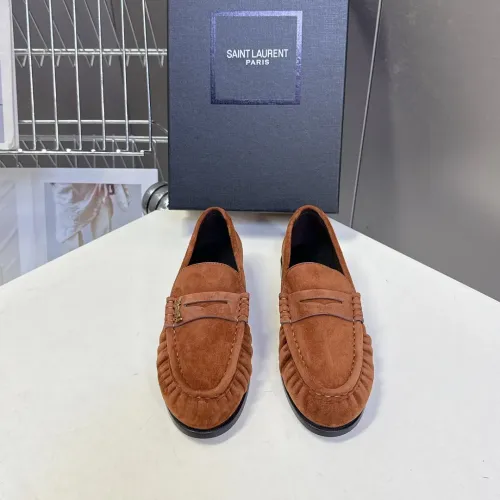 Replica Yves Saint Laurent YSL Leather Shoes For Men #1456144 $125.00 USD for Wholesale