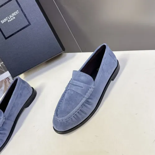 Replica Yves Saint Laurent YSL Leather Shoes For Men #1456148 $125.00 USD for Wholesale