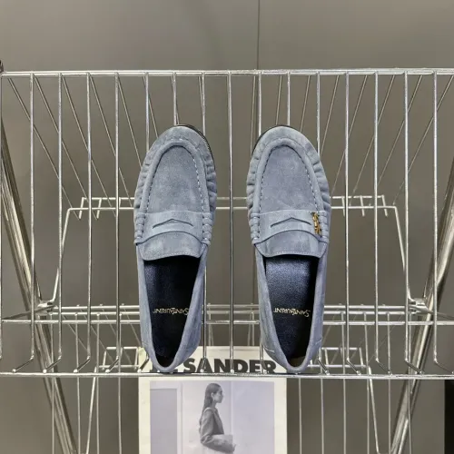 Replica Yves Saint Laurent YSL Leather Shoes For Men #1456148 $125.00 USD for Wholesale