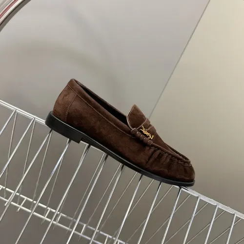 Replica Yves Saint Laurent YSL Leather Shoes For Women #1456149 $118.00 USD for Wholesale