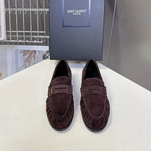 Replica Yves Saint Laurent YSL Leather Shoes For Men #1456150 $125.00 USD for Wholesale