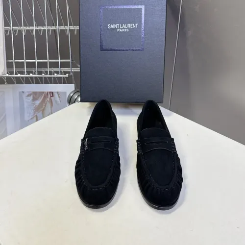 Replica Yves Saint Laurent YSL Leather Shoes For Women #1456151 $118.00 USD for Wholesale