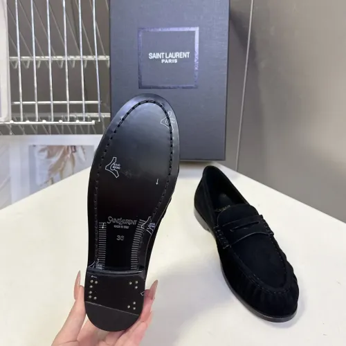 Replica Yves Saint Laurent YSL Leather Shoes For Women #1456151 $118.00 USD for Wholesale