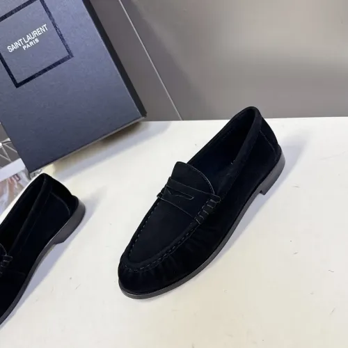 Replica Yves Saint Laurent YSL Leather Shoes For Men #1456152 $125.00 USD for Wholesale