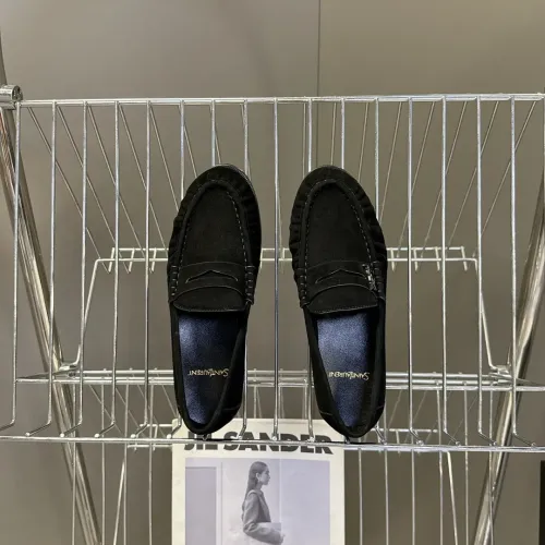 Replica Yves Saint Laurent YSL Leather Shoes For Men #1456152 $125.00 USD for Wholesale