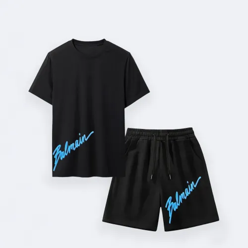 Balmain Tracksuits Short Sleeved For Men #1456235