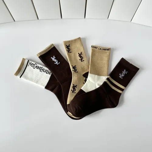 Replica Yves Saint Laurent YSL Socks #1456807 $29.00 USD for Wholesale