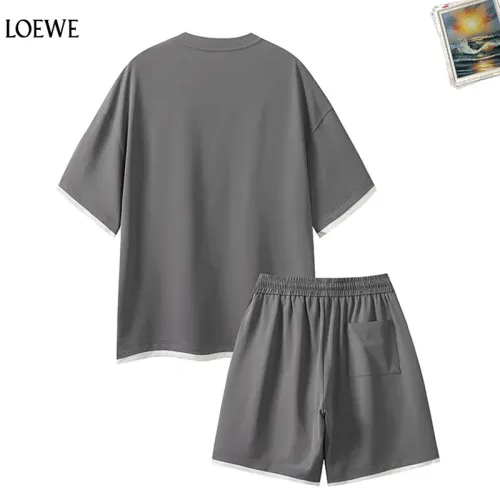 Replica LOEWE Tracksuits Short Sleeved For Men #1457320 $52.00 USD for Wholesale