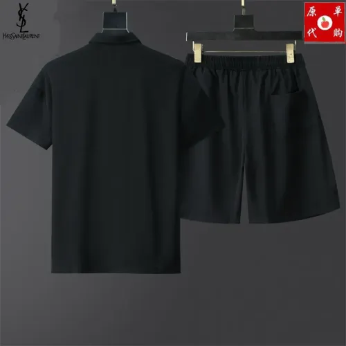 Replica Yves Saint Laurent YSL Tracksuits Short Sleeved For Men #1457390 $48.00 USD for Wholesale