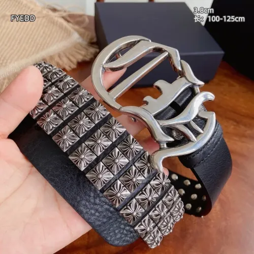 Replica Chrome Hearts AAA Quality Belts For Men #1457793 $158.00 USD for Wholesale